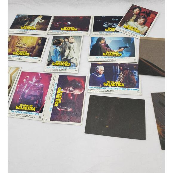 1978 Topps Battlestar Galactica Trading Cards Lot of 14 Vintage - Picture 3 of 12
